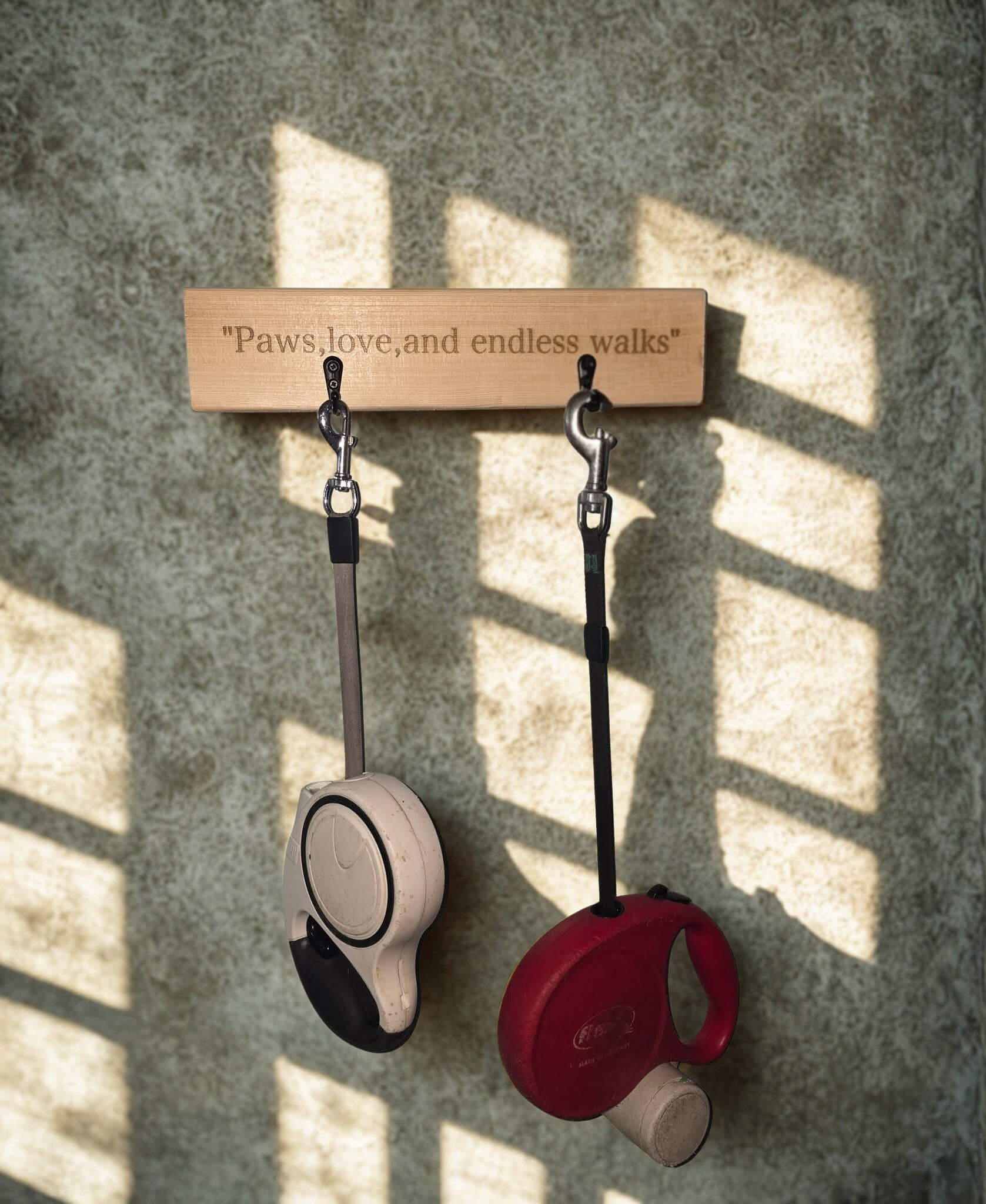 Customised with your pet’s name, Our Personalised Lead Holders are designed to keep your dog’s lead neat, secure.